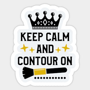 Keep Calm Contour Sticker